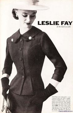 SOPHIA - vintage 1950s suit with pencil skirt - heartmycloset