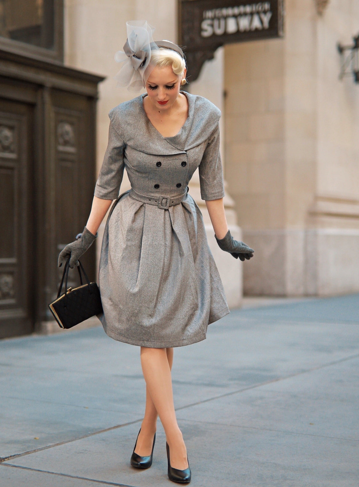 wrap shoulder dress - Kate Middleton inspired - heartmycloset