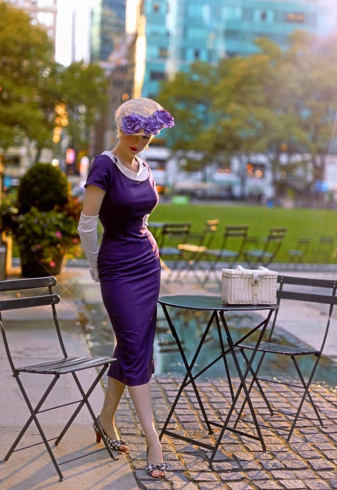 Frances - 1950s inspired vintage pencil - heartmycloset