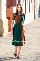 Marilyn with sleeves- retro vintage dress swing or pencil - heartmycloset