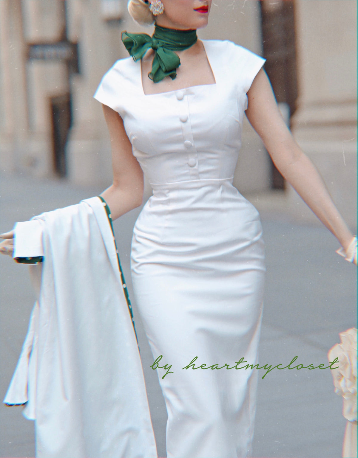 KELLY - retro vintage dress pencil - heartmycloset