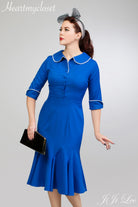 Joelle - vintage 1950s wiggle mermaid dress - heartmycloset