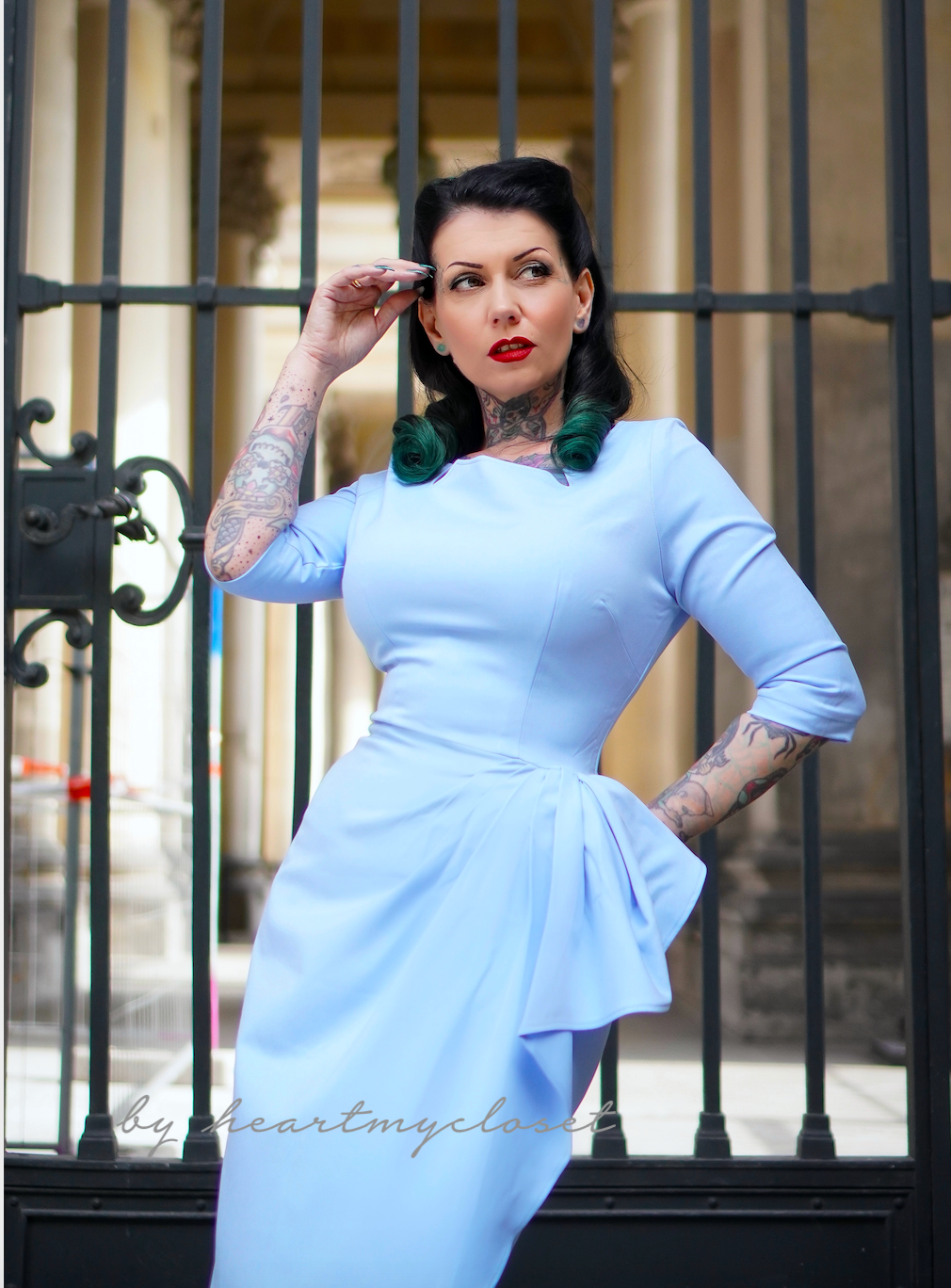EVE- vintage draped 1950s inspiration - heartmycloset