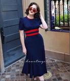 Agent carter - cosplay blue 50s dress - heartmycloset