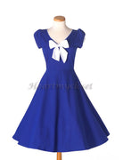 ALICE - vintage 60s retro swing with satin trim - heartmycloset