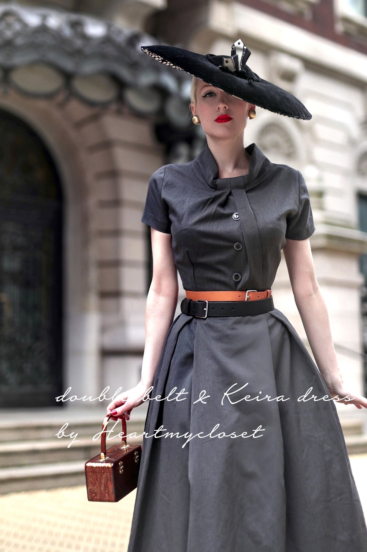 Double Long Leather Belt - heartmycloset