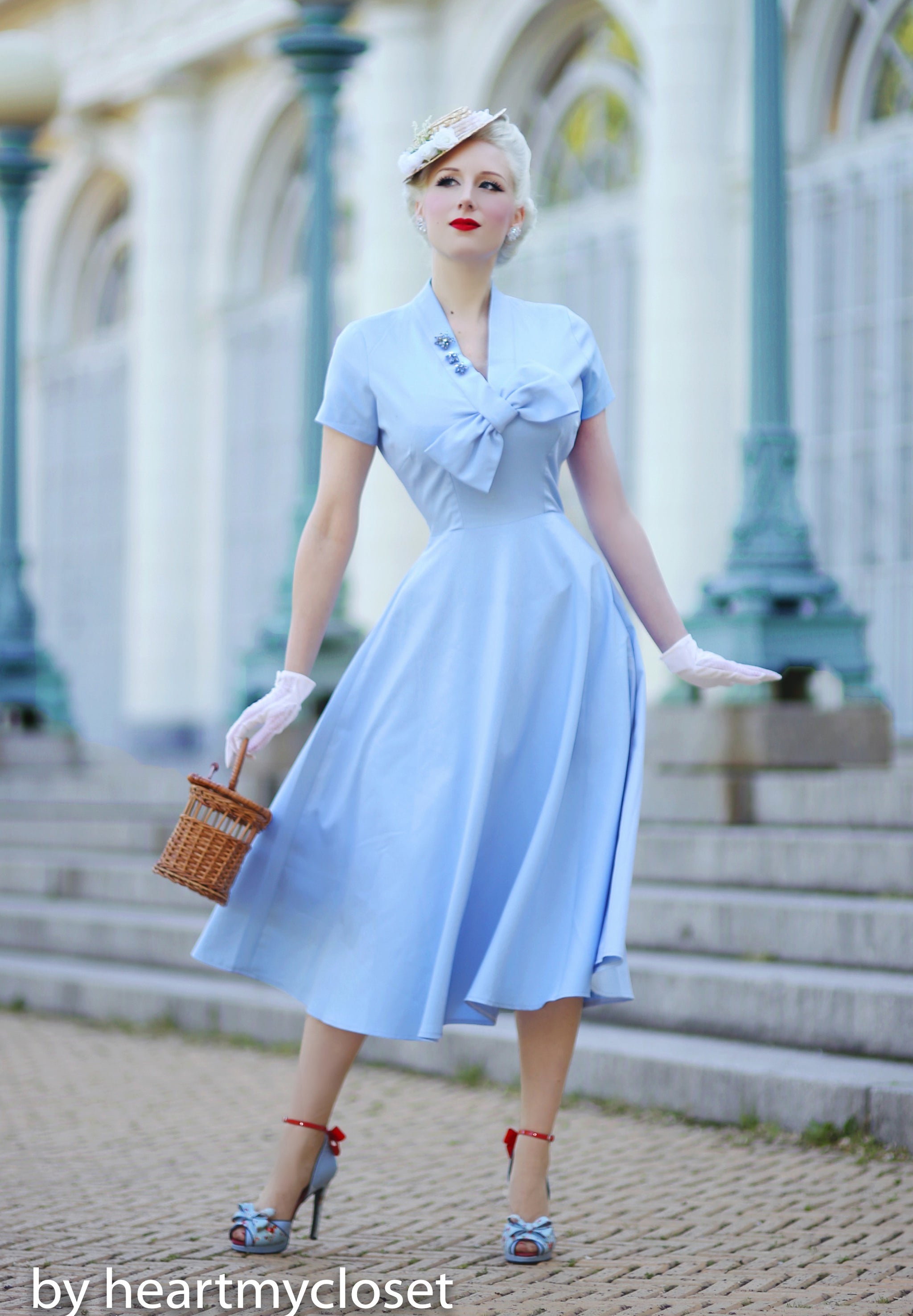 Rita – Marilyn Monroe Dress with Bow | HeartMyCloset – heartmycloset