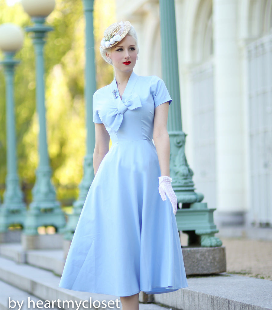 Rita - Marilyn Monroe dress with bow - heartmycloset