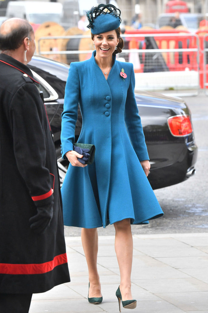 coat dress blue - Kate Middleton inspired dress - heartmycloset