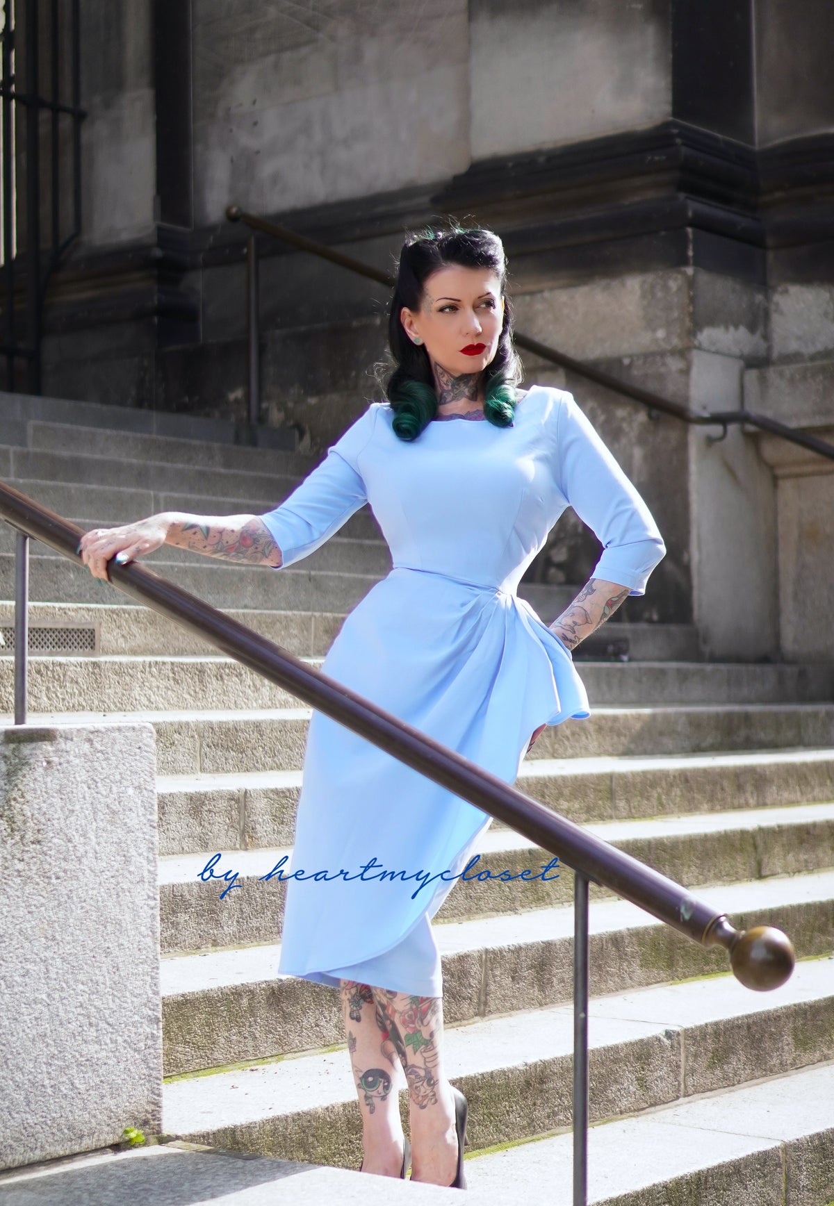 EVE- vintage draped 1950s inspiration - heartmycloset