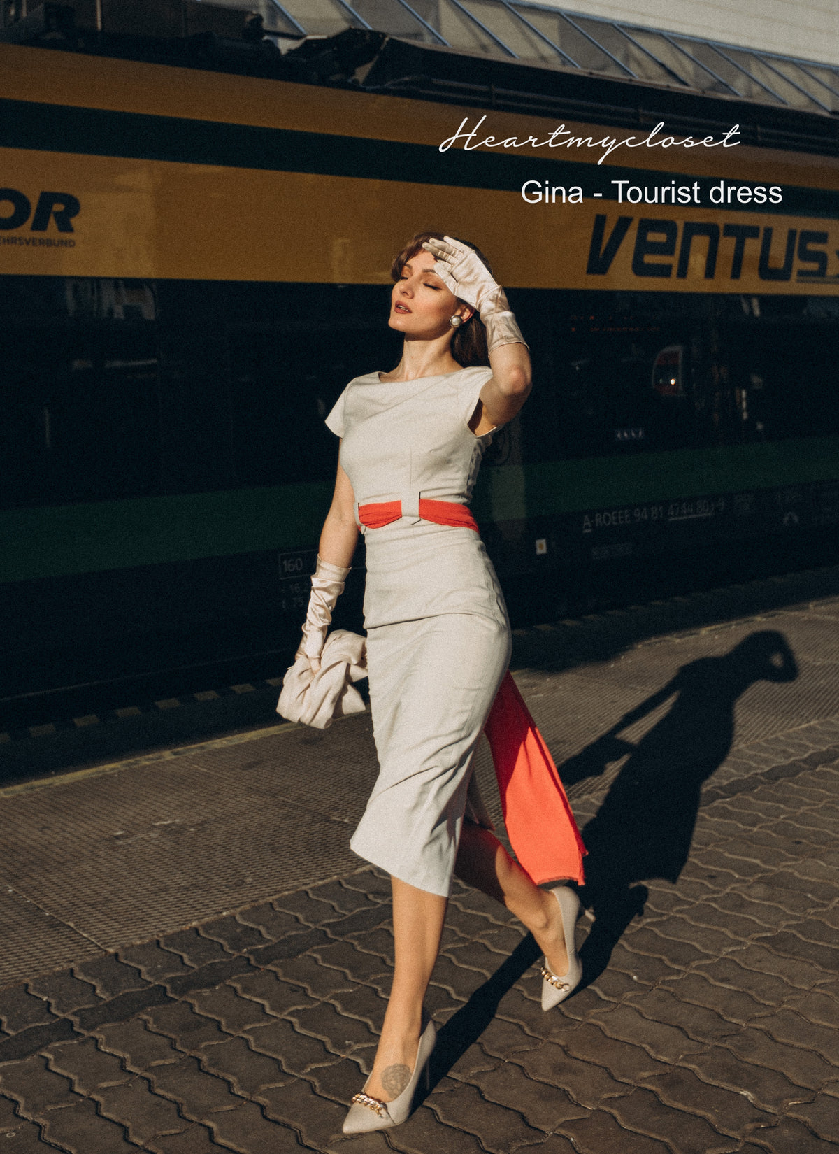 Gina - The Tourist dress - movie inspired pencil dress - heartmycloset