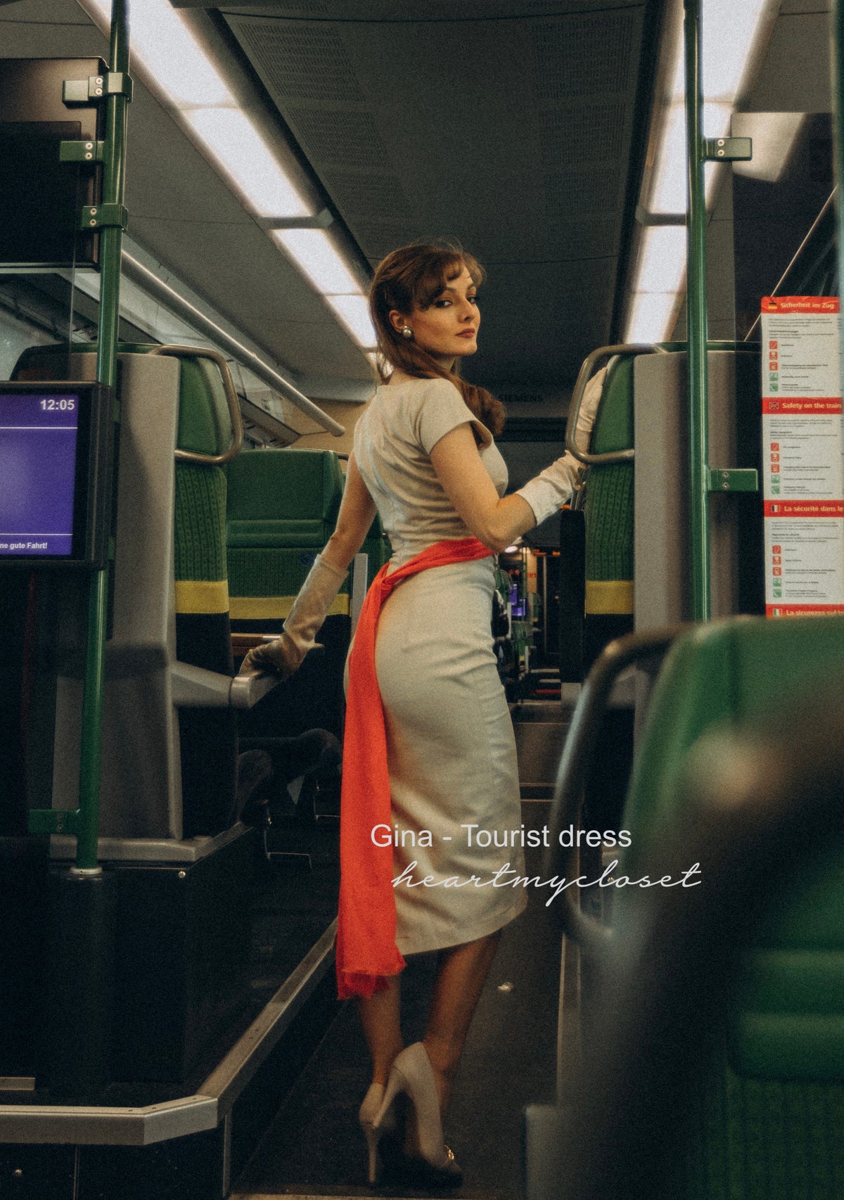 Gina - The Tourist dress - movie inspired pencil dress - heartmycloset