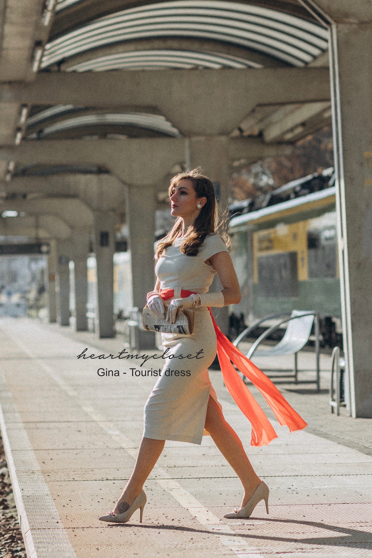 Gina - The Tourist dress - movie inspired pencil dress - heartmycloset