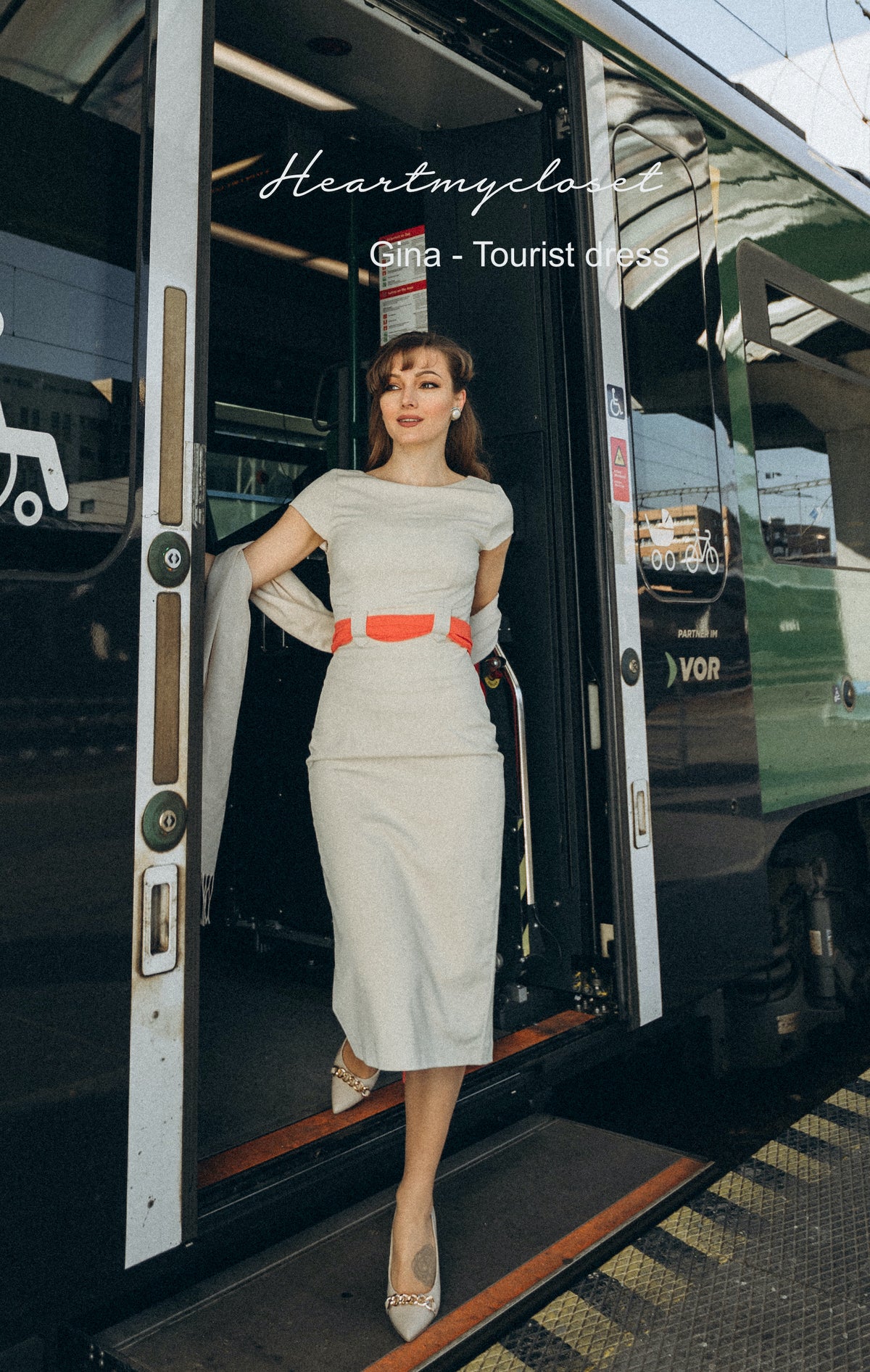 Gina - The Tourist dress - movie inspired pencil dress - heartmycloset