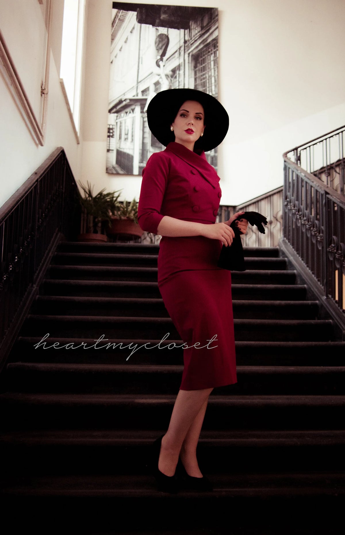 Sienna classic jacket + pencil dress custom made all sizes 40s 50s inspiration - heartmycloset