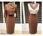 Sienna classic jacket + pencil dress custom made all sizes 40s 50s inspiration - heartmycloset