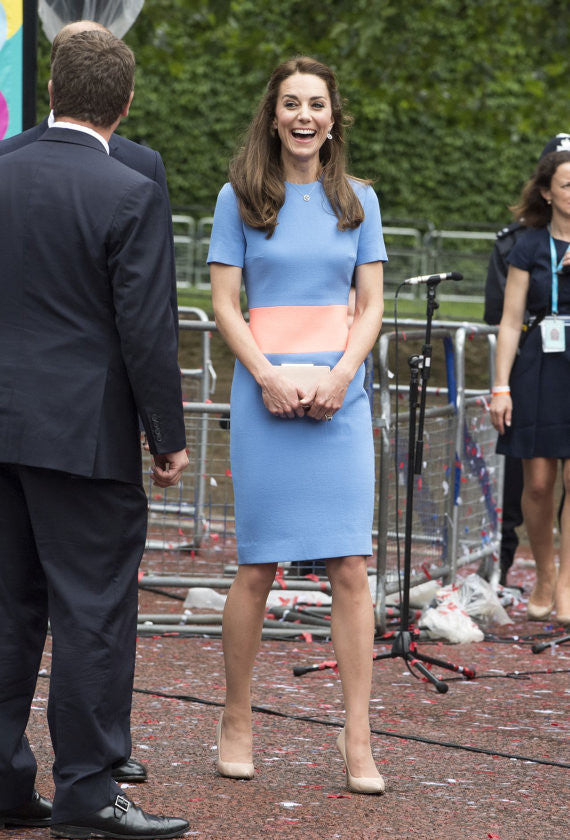 duchess colorblock - Kate Middleton inspired pencil dress - heartmycloset