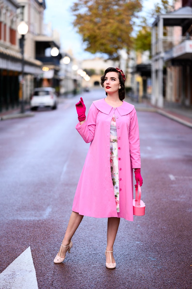 Monica coat- retro vintage coat - heartmycloset