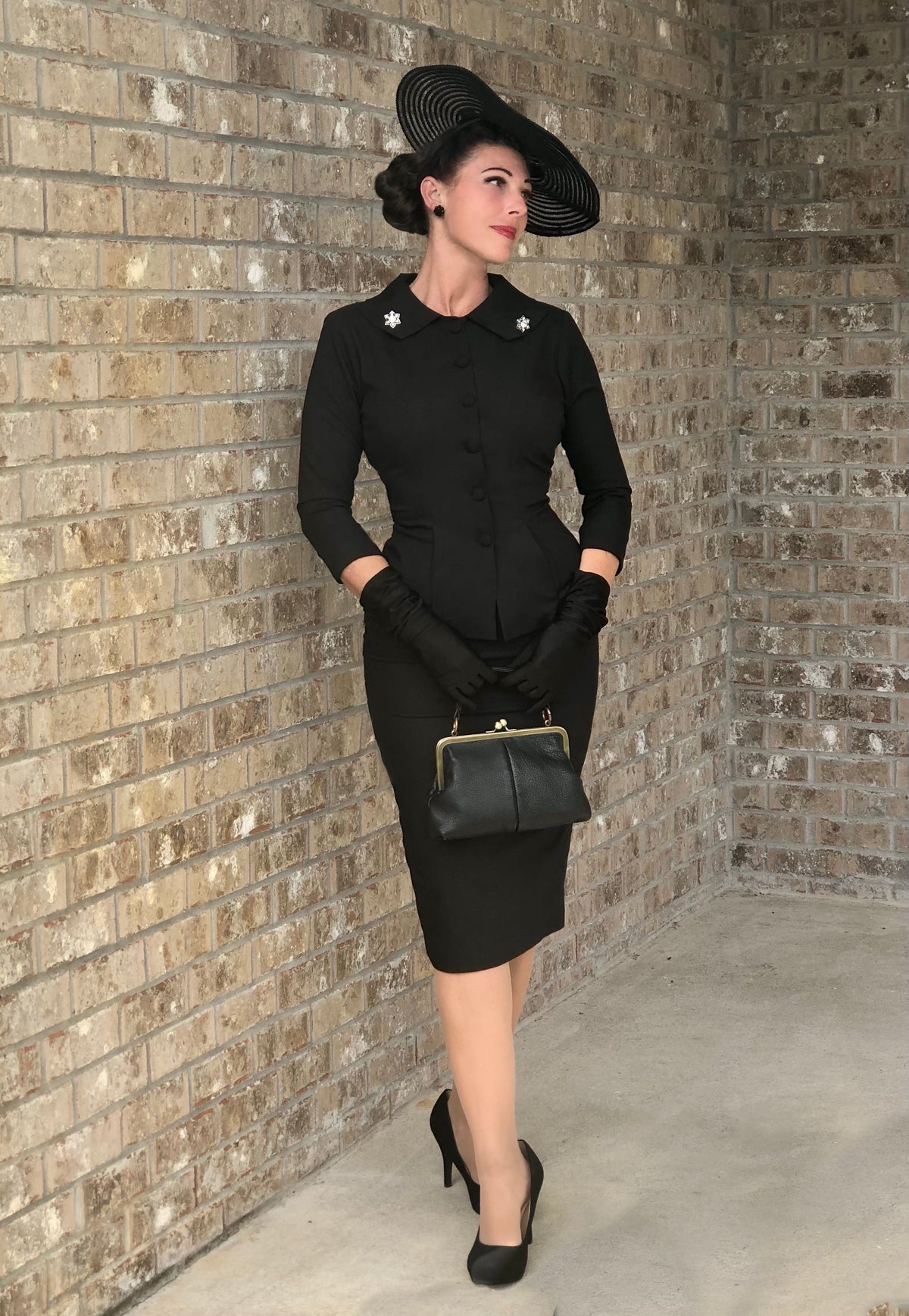 SOPHIA - vintage 1950s suit with pencil skirt - heartmycloset