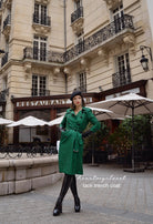 Lace trench - lace trench coat with satin lining - heartmycloset