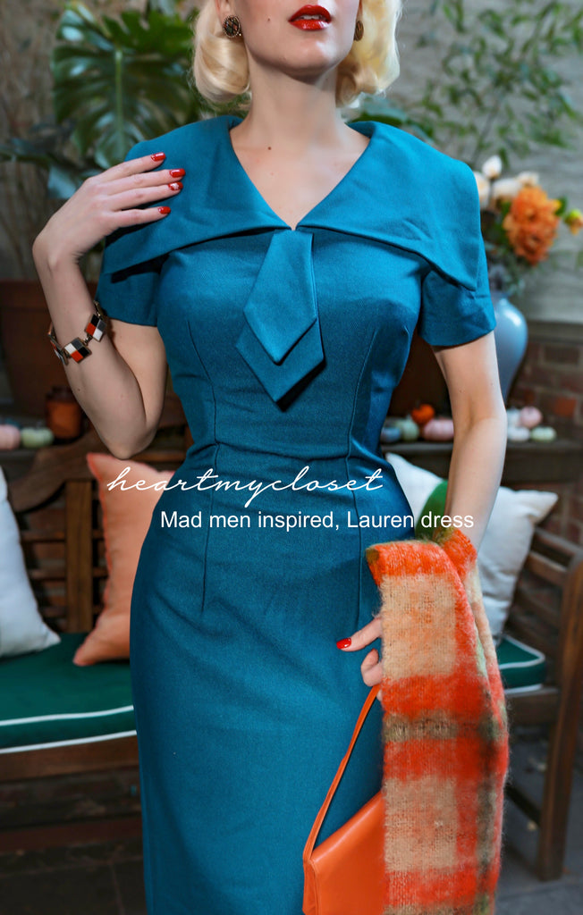 Lauren - Joan Holloway inspired retro wiggle dress