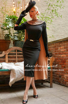leopard CAPE and belt - retro vintage celebrity inspired - heartmycloset