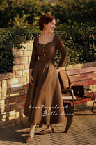 Bella - Swing houndstooth dress - heartmycloset