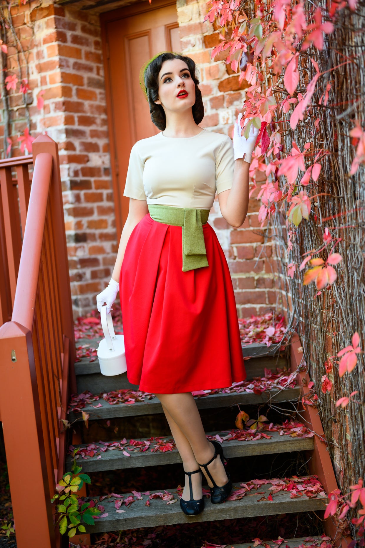 pleated aline