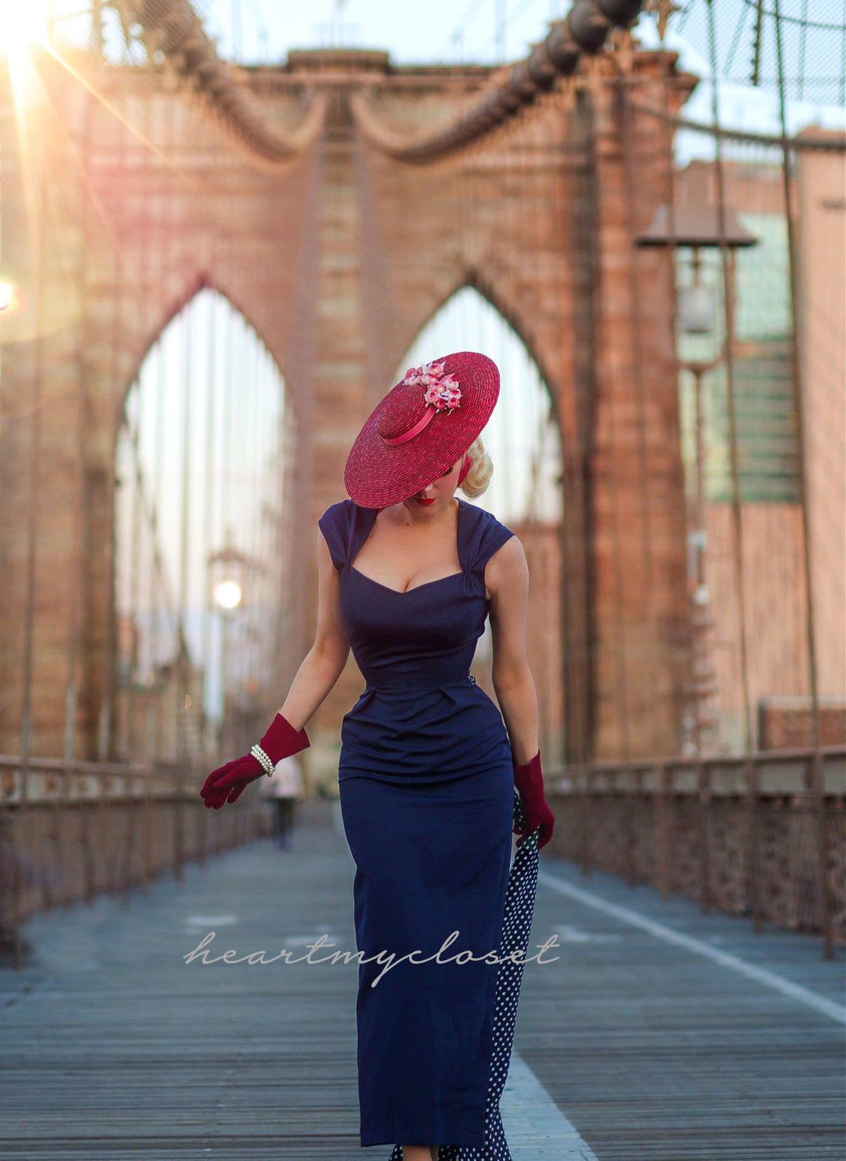 Audrey Hepburn style dress with sash - heartmycloset