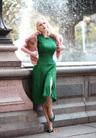 Abigail - lace dress with pearl buttons - heartmycloset