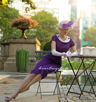 Frances - 1950s inspired vintage pencil - heartmycloset