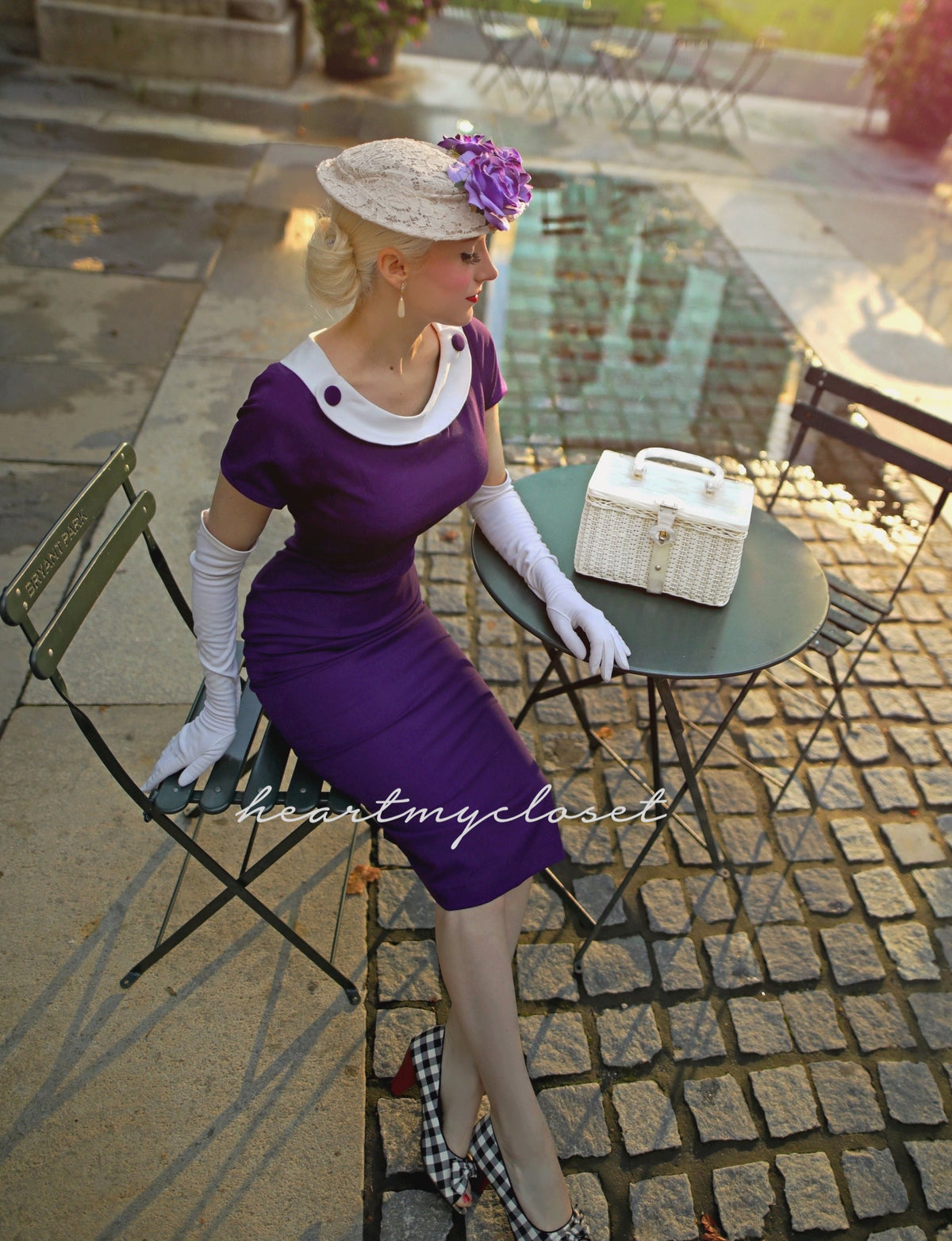 Frances - 1950s inspired vintage pencil - heartmycloset