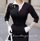DEVON - retro vintage dress pencil - heartmycloset