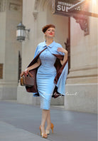 Claudia cape and dress - vintage 1950s inspired outfit - heartmycloset
