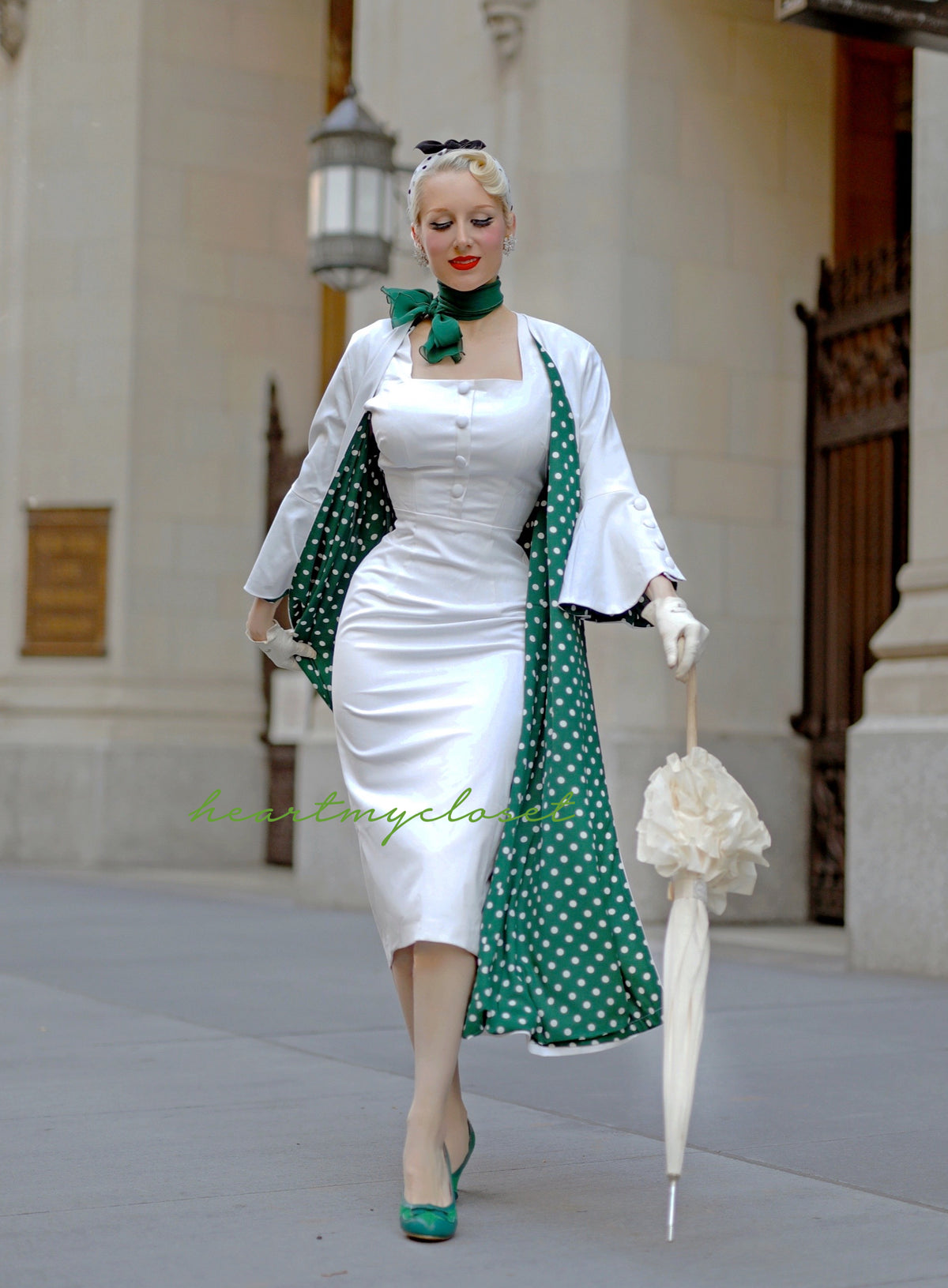 KELLY COAT - retro vintage coat flare sleeves - heartmycloset