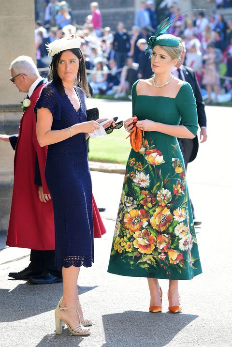 flowers painted dress - royal inspired Aline dress - heartmycloset