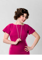 Carol - Joan Holloway vintage dress ruffle sleeves 60s - heartmycloset