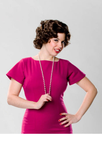 Carol - Joan Holloway vintage dress ruffle sleeves - heartmycloset