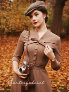 Willow Dress - 1950s A-line vintage dress - heartmycloset