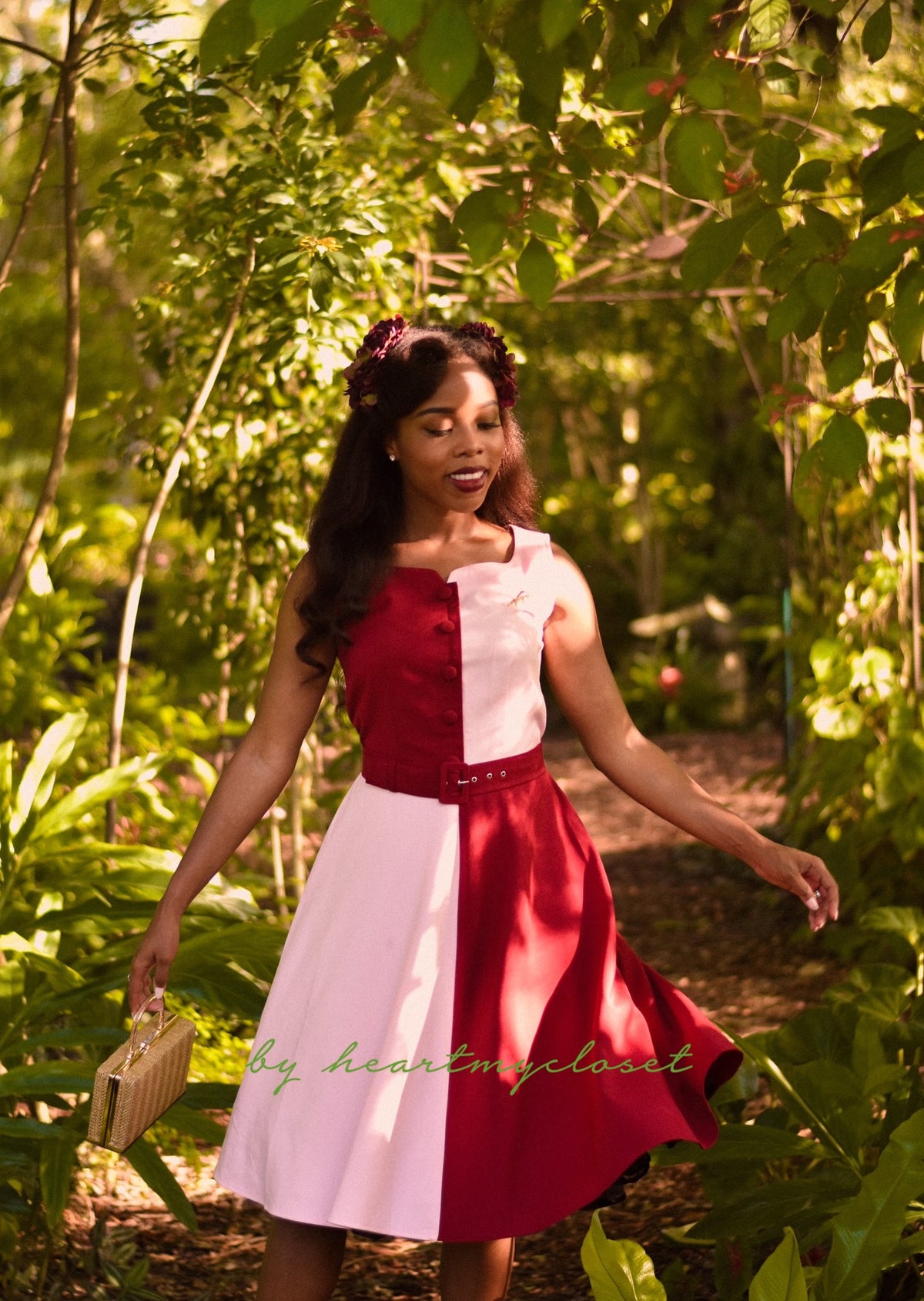 MARILYN - retro vintage dress swing or pencil - heartmycloset