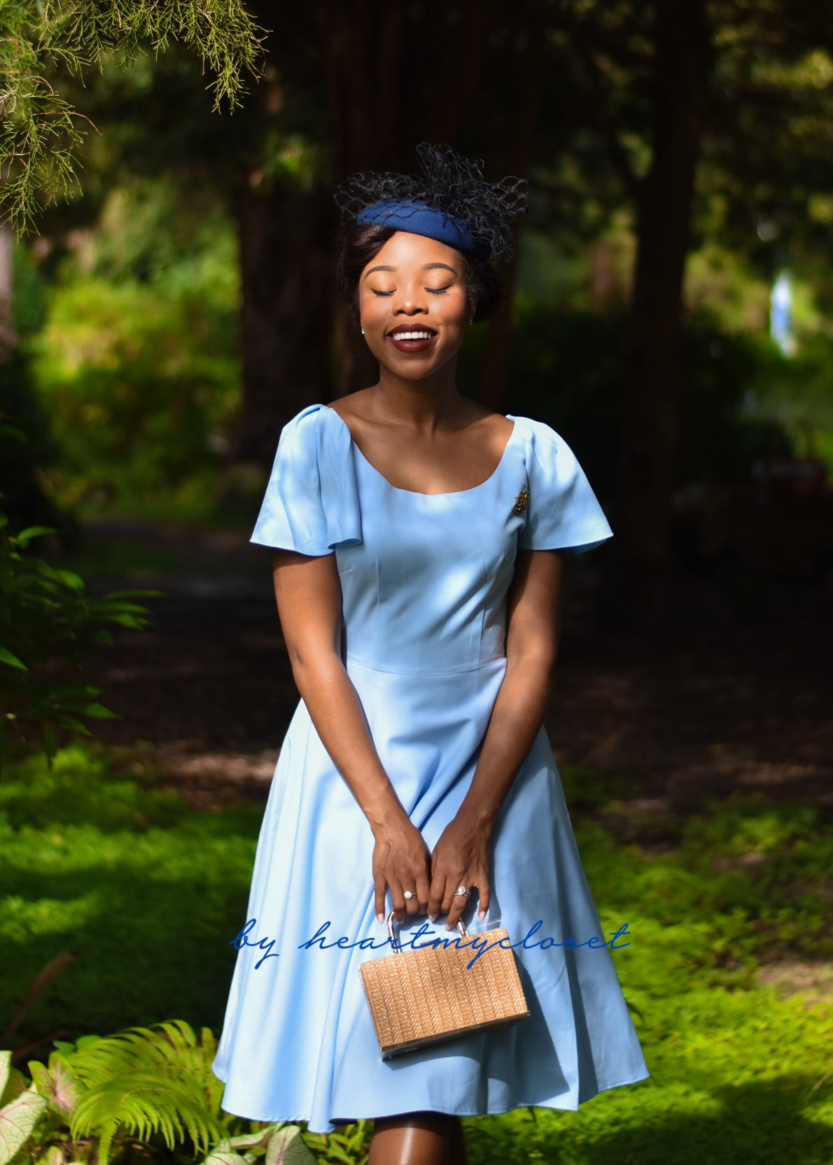 ruffle sleeve - swing dress with short sleeves - heartmycloset