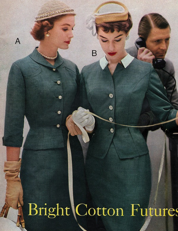 Catalina - 1950s vintage suit with pearl like buttons - heartmycloset