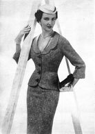 July - classic vintage suit V neck - heartmycloset
