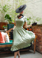 Lauren dress (in crepe satin) - vintage tv inspired - heartmycloset