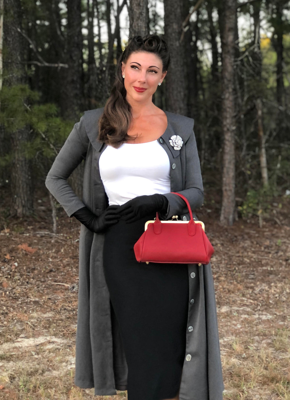 Monica coat- retro vintage coat - heartmycloset