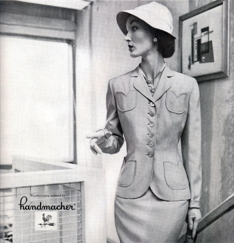 Catalina-2 - 1950s vintage suit with pencil skirt - heartmycloset